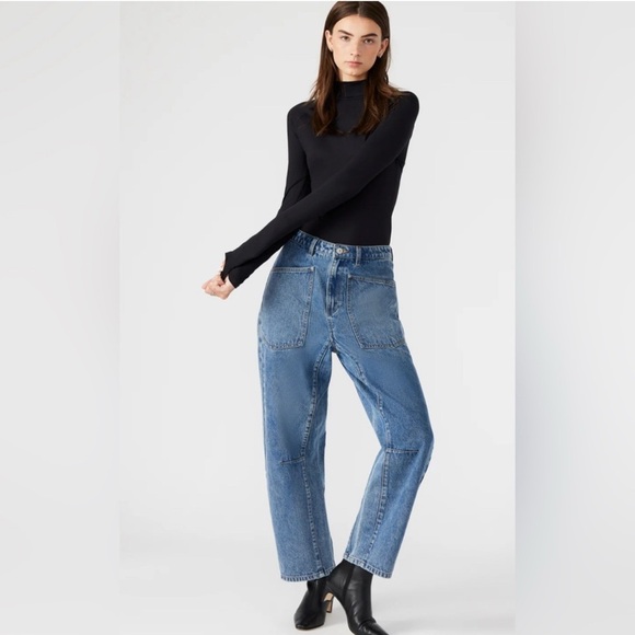 Steve Madden Haniel barrel Jeans NWT 🤩 - Picture 1 of 14